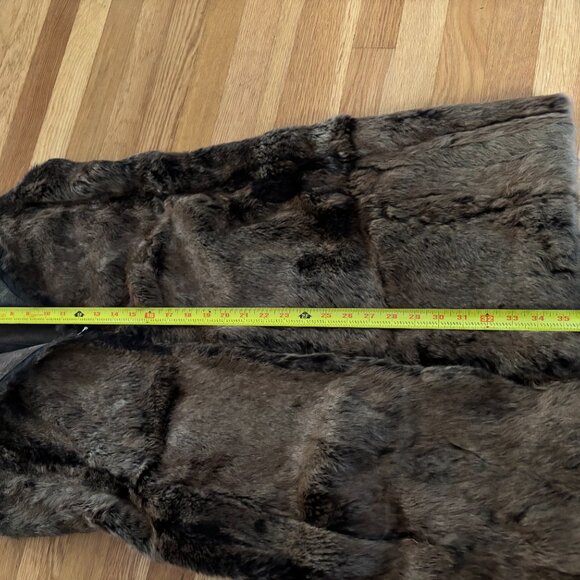 Genuine fur long vest - Picture 2 of 6